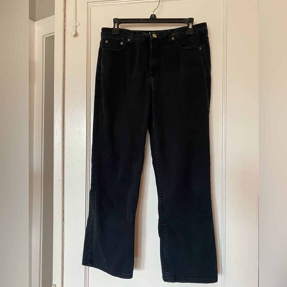 Coldwater Creek Straight Leg Navy-Black Pants Size 8 P